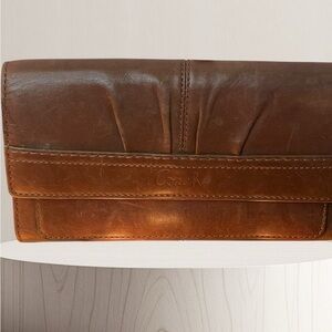 Coach Tan Leather Men's Wallet